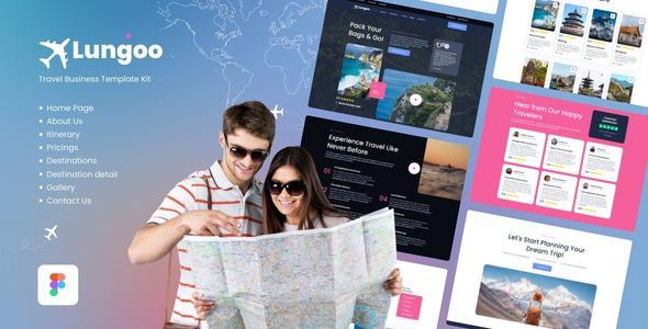 Lungoo - Travel Business Template Kits