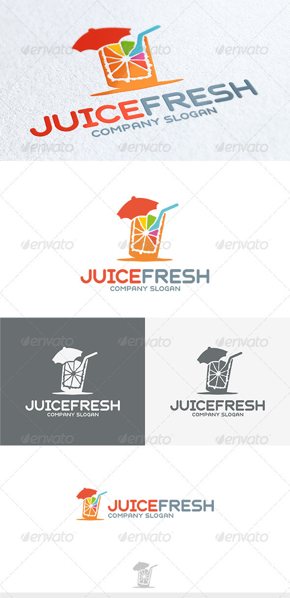 Juice Fresh Logo - Objects Logo Templates