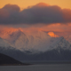 Dramatic light and clouds over mountain peaks around Tromso northern norway - PhotoDune Item for Sale
