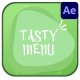 Tasty Menu | After Effects - VideoHive Item for Sale
