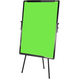 Flipchart mockup. Presentation and seminar whiteboard with green color screen. Flip chart on tripod - PhotoDune Item for Sale