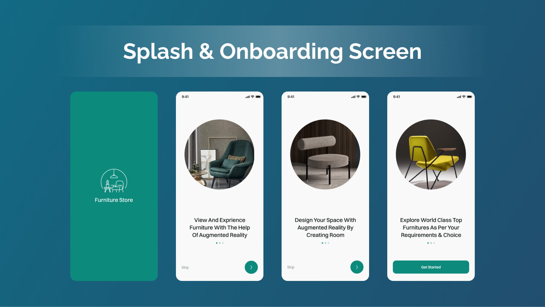 Furniture Store E Commerce Flutter iOS/Android App Template by