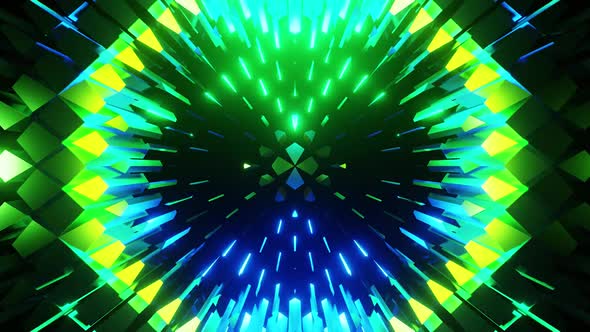 Green And Blue Equalizer Vj Loop Background For Music Rhytm HD alt