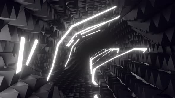 Building Industrial Sci Fi Hallway Tunnel 07 4K alt