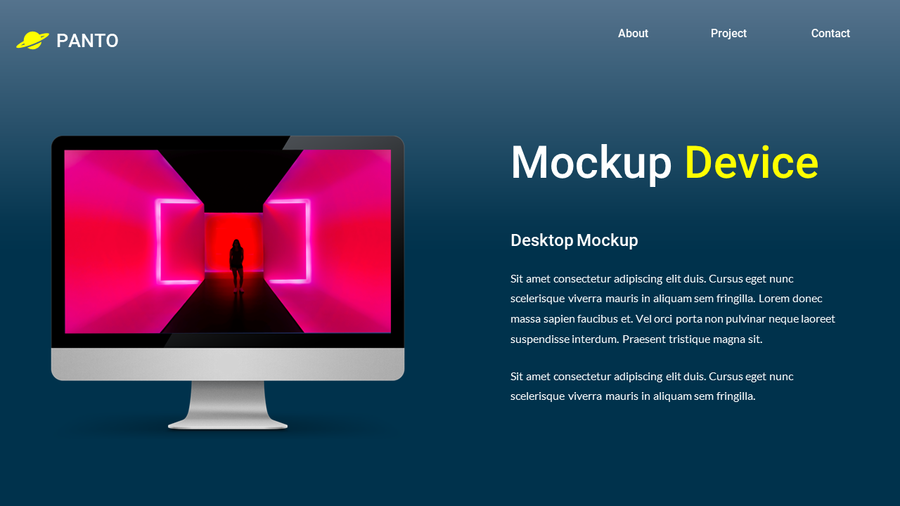 PANTO - Creative Business Presentation Template, Presentation Templates