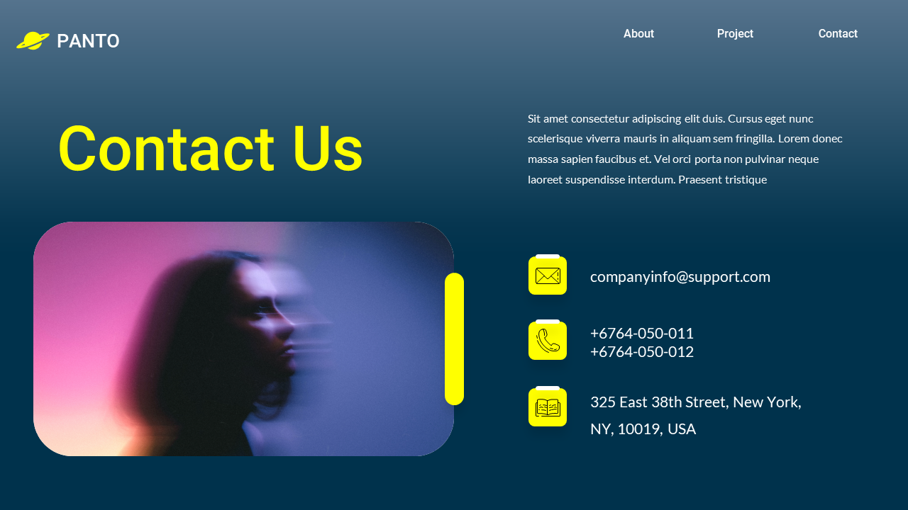 PANTO - Creative Business Presentation Template, Presentation Templates
