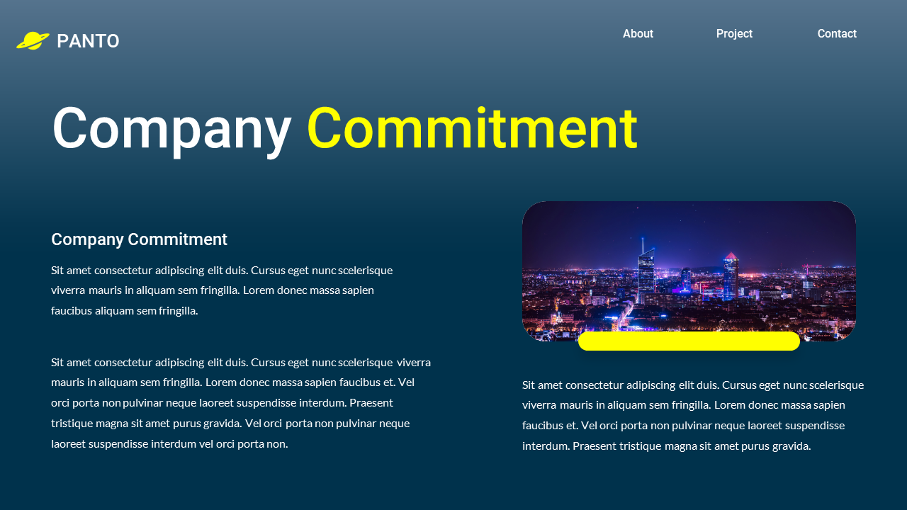 PANTO - Creative Business Presentation Template, Presentation Templates