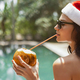Celebrating Poolside in a Bikini: a Luxurious Xmas in Tropical Country - PhotoDune Item for Sale