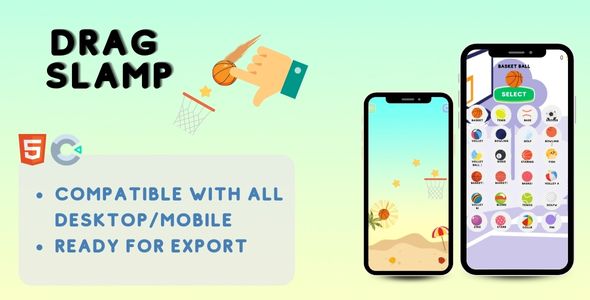 Drag Slam - Basketball game - Construct 3