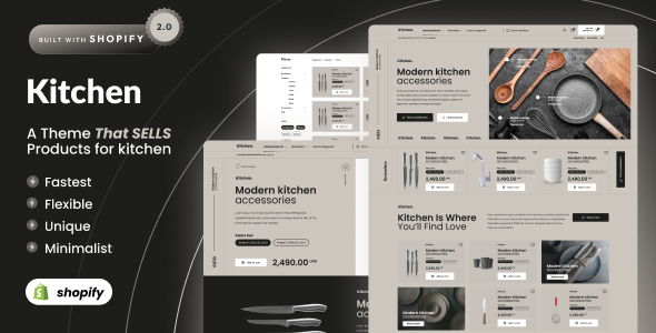 Kitchen – Shopify 2.0 Kitchen Furniture Store Theme