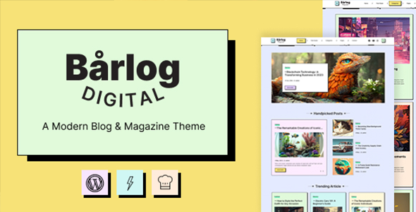 Barlog – A Modern Blog & Magazine Theme