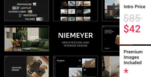 Niemeyer – Architecture and Interior Design Theme