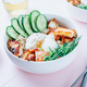 Buddha bowl dish with grilled Halloumi cheese - PhotoDune Item for Sale