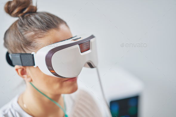 Picture of wellness massage glasses using molecular hydrogen - Stock Photo - Images