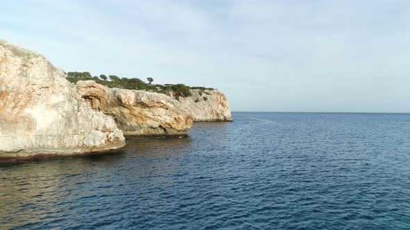 Rocky Mediterranean Seaside Shore Cliffs