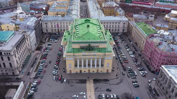 Saint-Petersburg. Drone. View from a height. City. Architecture. Russia 47 alt