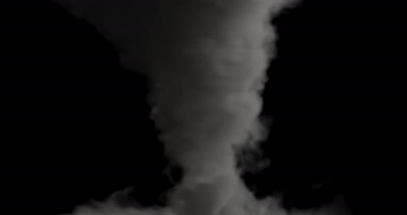animation of a realistic smoke tornado alt