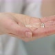 Cosmetology Face Powder Is Poured On The Hand Of A Beautician - VideoHive Item for Sale