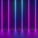 Vertical Luminous Lines Ultraviolet Spectrum Blueviolet Neon Lights Laser Show Nightclub Equalizer - VideoHive Item for Sale