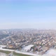 Aerial Shot Of A Town Landscape In Winter - VideoHive Item for Sale