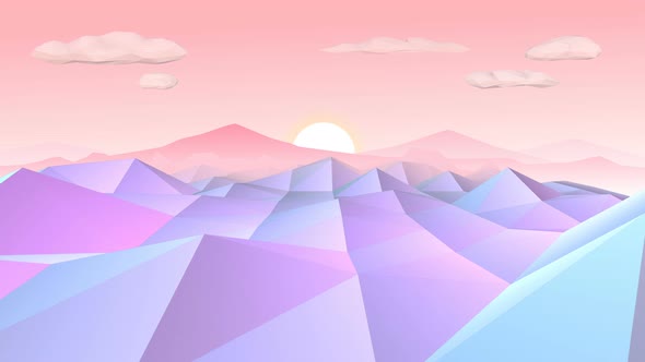 Lowpoly Landscape 4k alt