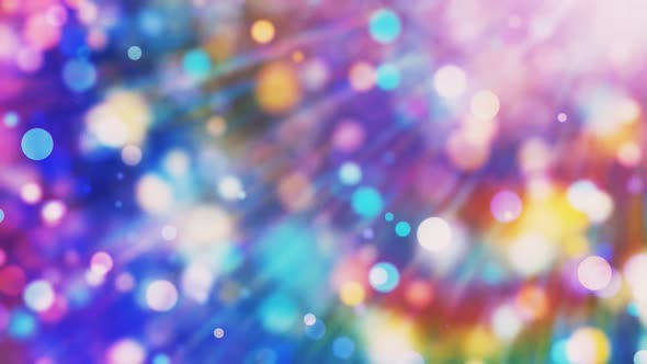 ambient abstract bokeh particles background