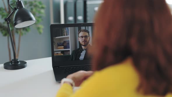 Video Call of Office Workers
