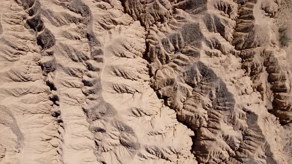 Drone Shot of Charyn Canyon Desert Mountains in Kazakhstan alt
