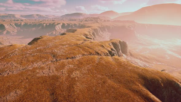 Landscape in the Mountains and Highlands in Nepal alt