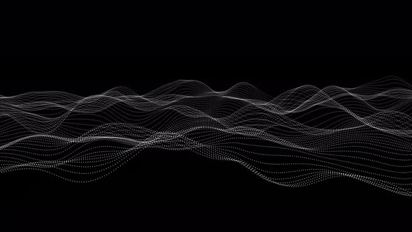 abstract particle line wave motion background. Vd 9