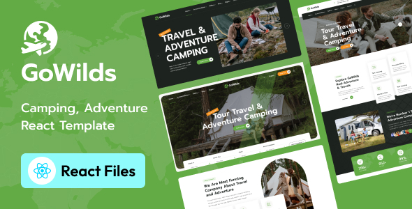Marvelous Gowilds - Travel & Tour Booking React NextJs Template