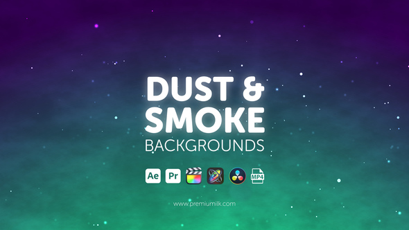 Dust & Smoke Backgrounds Elements template preview