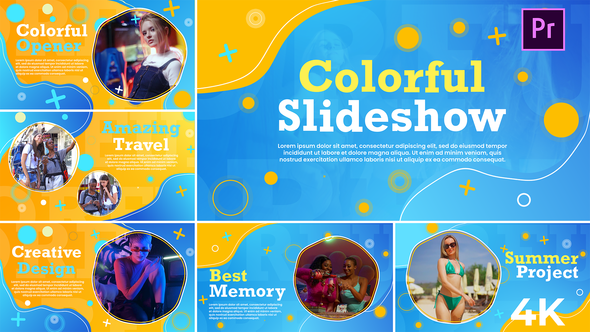 Colorful Slideshow I MOGRT