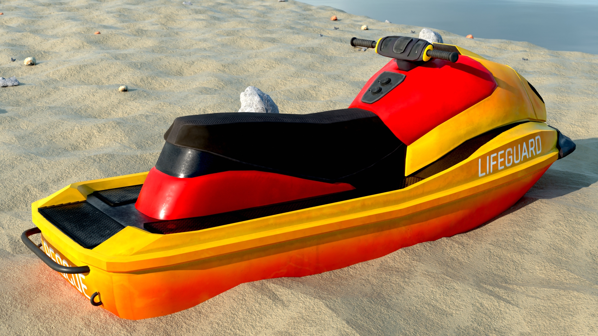 essens adelig stadig Rescue Jet Ski Water scooter Aquabike Hydrocycle Jet boat by Atlant3D