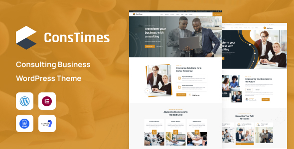 ConsTimes - Consulting Business WordPress Theme