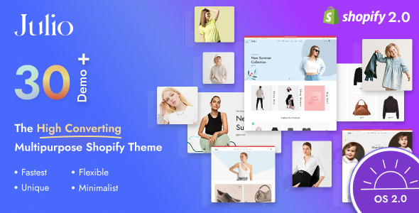 Julio – Multipurpose Shopify Themes OS 2.0 – RTL Support