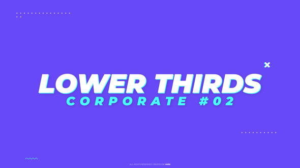 Lower Thirds: Corporate #02 (FCPX)