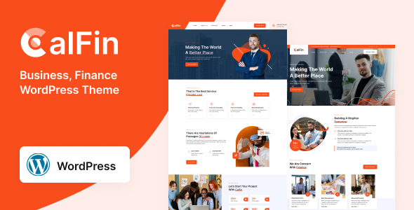 Calfin – Business Finance WordPress Theme