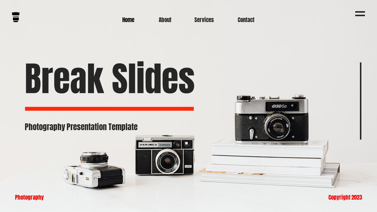Photme - Photography Powerpoint Template, Presentation Templates ...