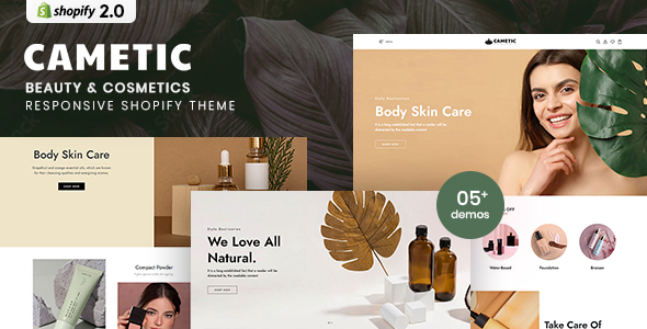 Cametic – Beauty & Cosmetics Responsive Shopify Theme