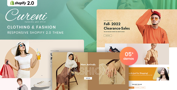 Cureni – Clothing & Fashion Responsive Shopify 2.0 Theme