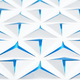 Abstract geometric background photo. Triangles cut out in paper. White and blue color. - PhotoDune Item for Sale