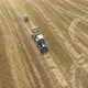 Aerial Dron Footage of Tractor Hay Harvesting - VideoHive Item for Sale