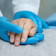 Doctor holding touching hands Asian senior woman patient with love. - PhotoDune Item for Sale