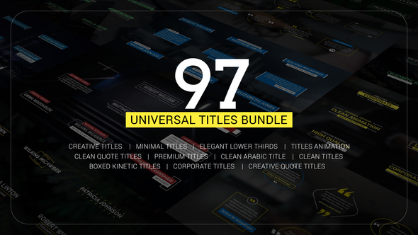 99 Universal Titles Bundle