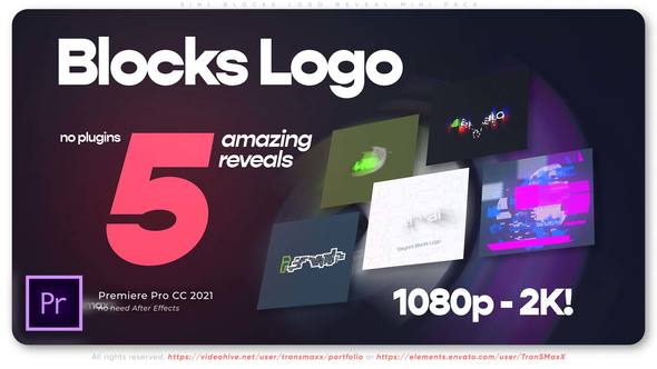 Blocks Logo Reveal Mini Pack 5in1