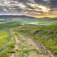 Dirt road in tranquil landscape Tuscany - PhotoDune Item for Sale