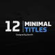 Minimal Smooth Titles - VideoHive Item for Sale