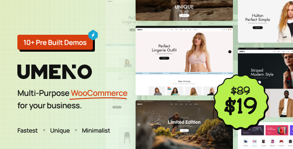 Umeno - Multipurpose WooCommerce Theme