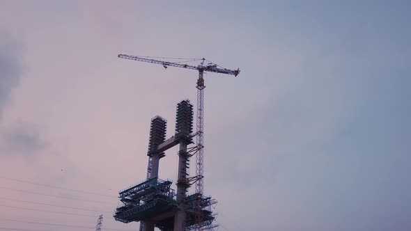 Part one Construction of Toc Ben Luc Bridge is part of the expansion of industry and infrastructure alt